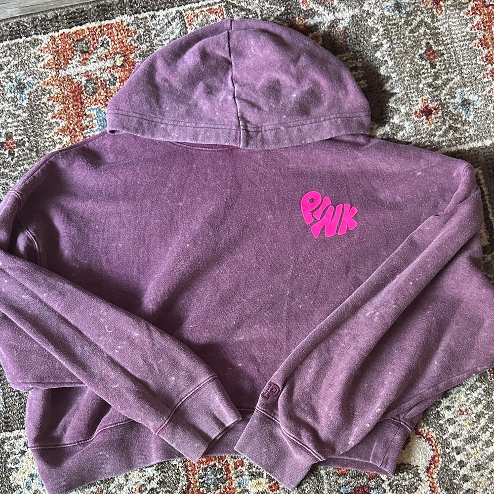 PINK Victoria's Secret Women's Mauve Hoodie